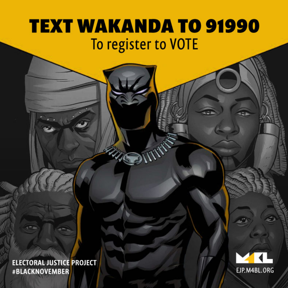 A Group Of Activists Are Registering Voters At ‘Black Panther’ Screenings